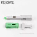 Vezel snel connector minder dan 0,3 dB invoegverlies
